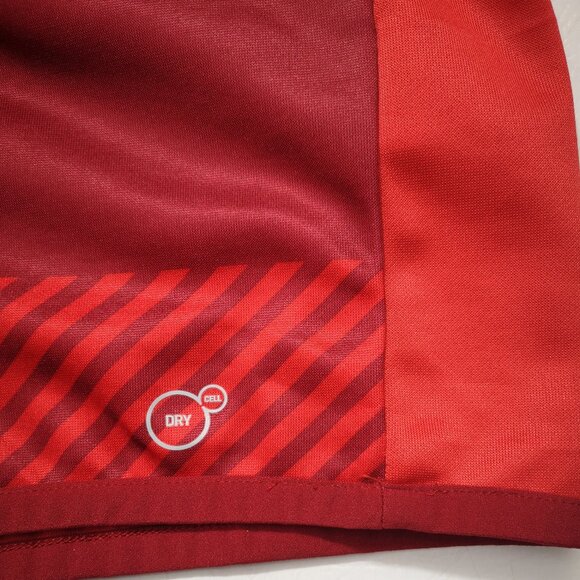 Puma Dry Cell Men's Size Large Red & White 1/4 Zip Closure Pullover - Picture 7 of 13